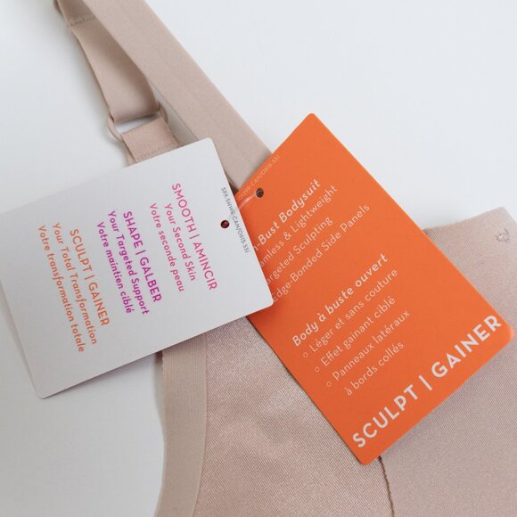 Spanx Open-Bust Brief Bodysuit Soft Nude Small - Picture 15 of 16